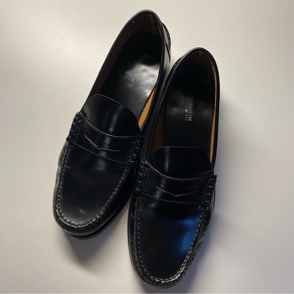 FLORSHEIMIM - BLACK - BERLEY MOC TOE PENNY LOAFER - Picture 6 of 15